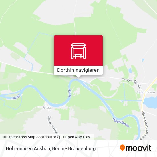 Hohennauen Ausbau Karte