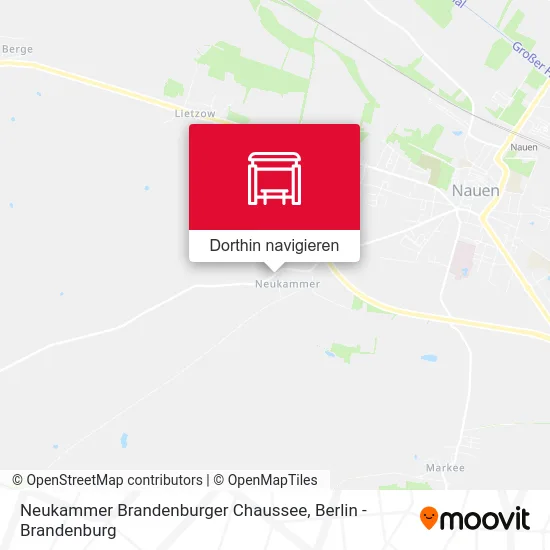 Neukammer Brandenburger Chaussee Karte