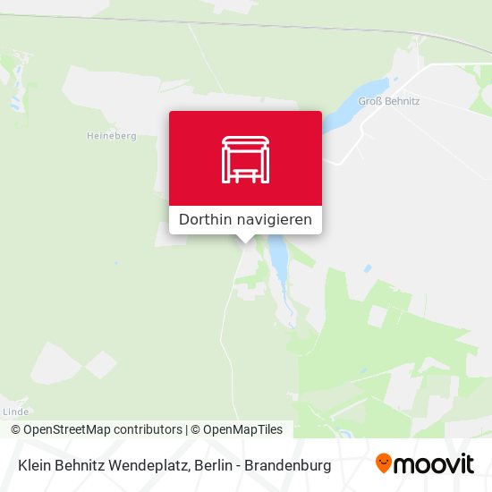 Klein Behnitz Wendeplatz Karte