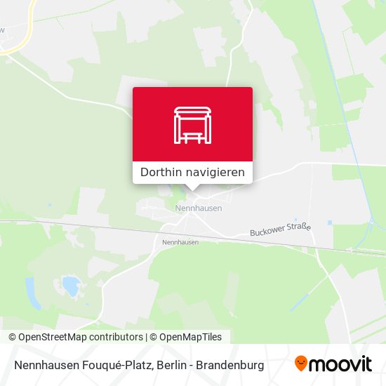 Nennhausen Fouqué-Platz Karte