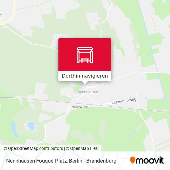 Nennhausen Fouqué-Platz Karte