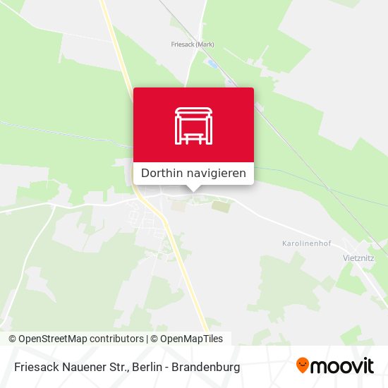 Friesack Nauener Str. Karte