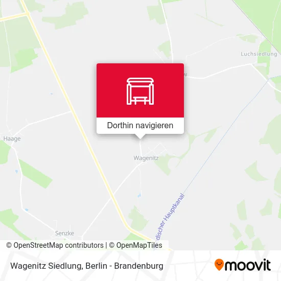 Wagenitz Siedlung Karte