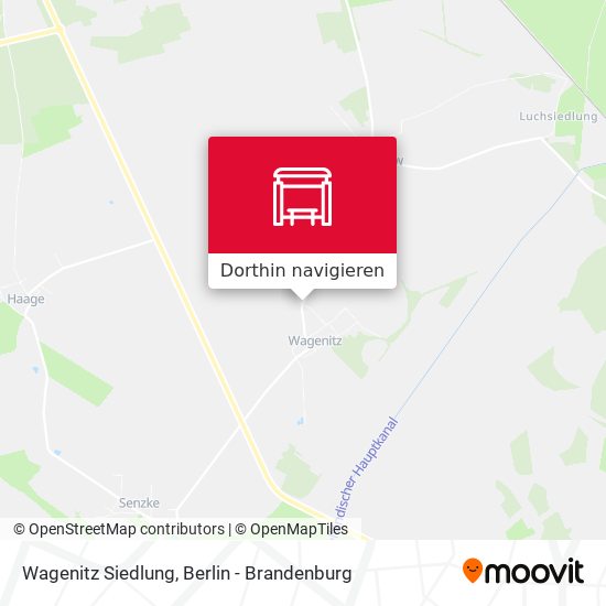 Wagenitz Siedlung Karte