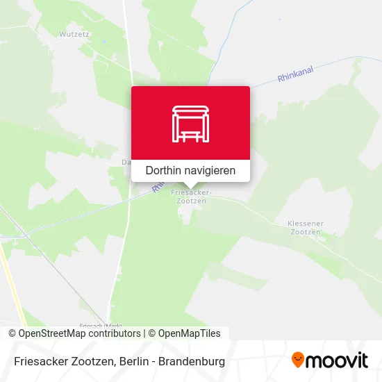 Friesacker Zootzen Karte