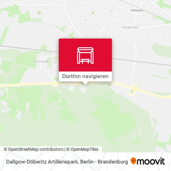 Dallgow-Döberitz Artilleriepark Karte