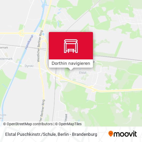 Elstal Puschkinstr./Schule Karte