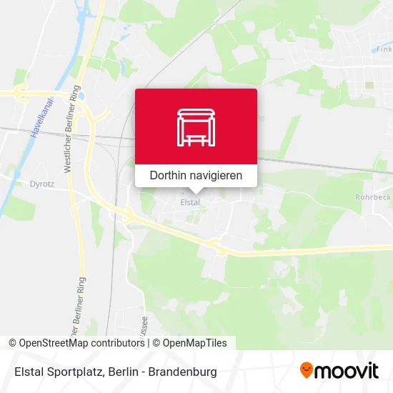 Elstal Sportplatz Karte