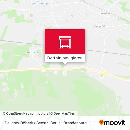 Dallgow-Döberitz Seestr. Karte