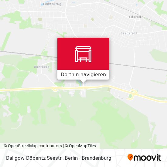 Dallgow-Döberitz Seestr. Karte