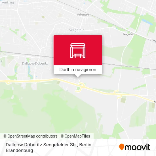 Dallgow-Döberitz Seegefelder Str. Karte