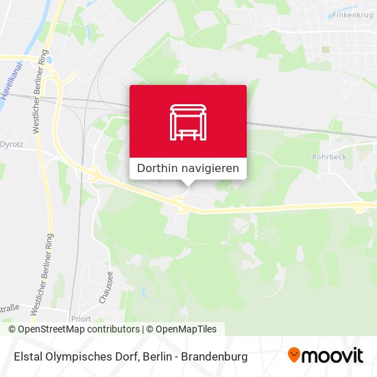 Elstal Olympisches Dorf Karte