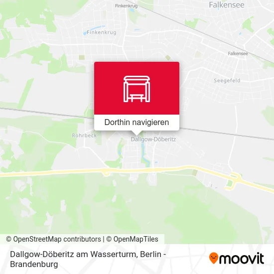 Dallgow-Döberitz am Wasserturm Karte