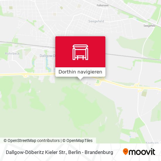 Dallgow-Döberitz Kieler Str. Karte