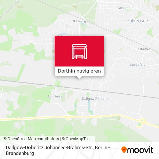 Dallgow-Döberitz Johannes-Brahms-Str. Karte