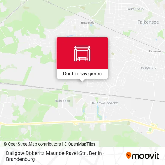 Dallgow-Döberitz Maurice-Ravel-Str. Karte