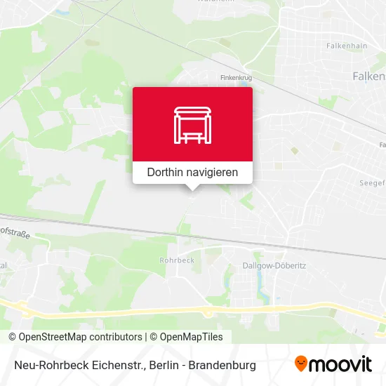 Neu-Rohrbeck Eichenstr. Karte