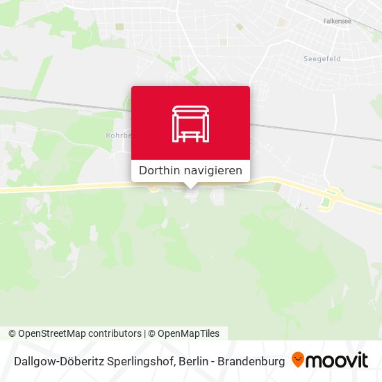 Dallgow-Döberitz Sperlingshof Karte
