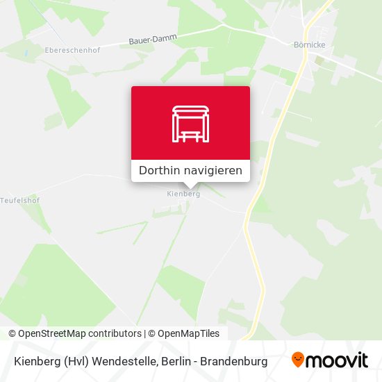 Kienberg (Hvl) Wendestelle Karte