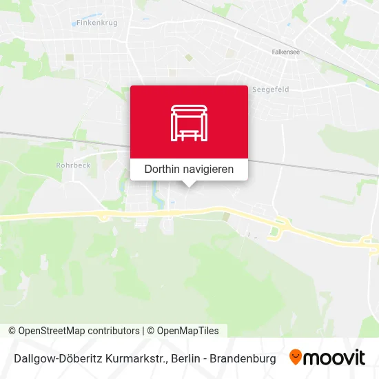Dallgow-Döberitz Kurmarkstr. Karte