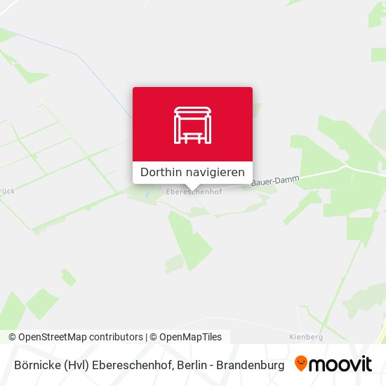 Börnicke (Hvl) Ebereschenhof Karte