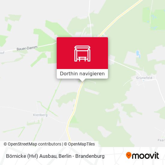 Börnicke (Hvl) Ausbau Karte