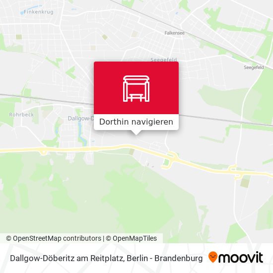 Dallgow-Döberitz am Reitplatz Karte