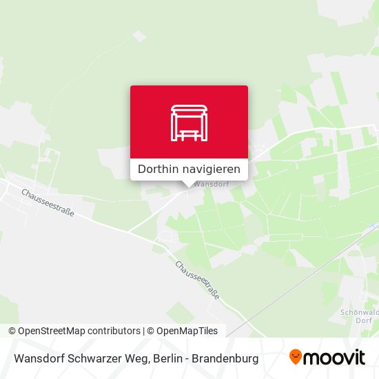 Wansdorf Schwarzer Weg Karte