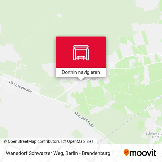 Wansdorf Schwarzer Weg Karte