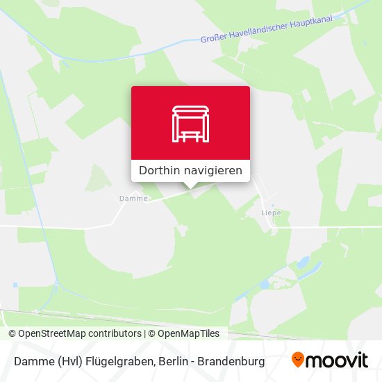 Damme (Hvl) Flügelgraben Karte