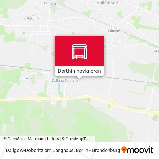 Dallgow-Döberitz am Langhaus Karte