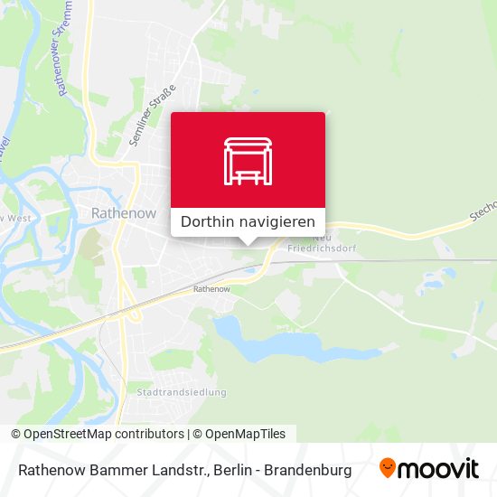 Rathenow Bammer Landstr. Karte