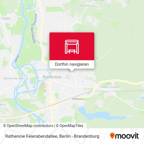 Rathenow Feierabendallee Karte