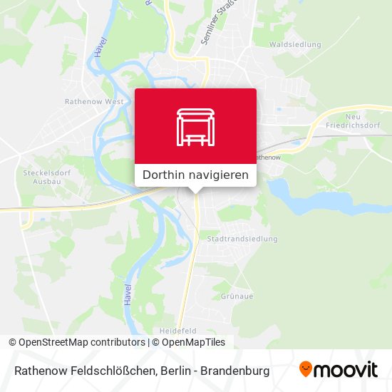 Rathenow Feldschlößchen Karte