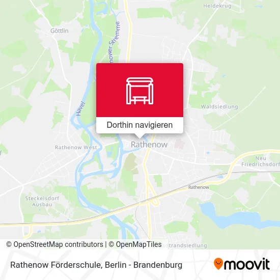 Rathenow Förderschule Karte