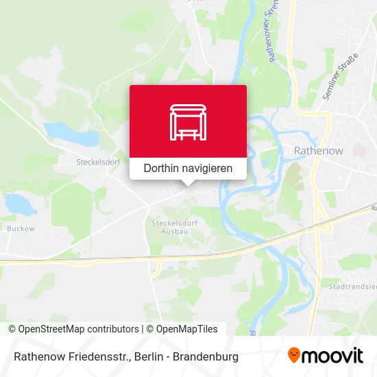 Rathenow Friedensstr. Karte