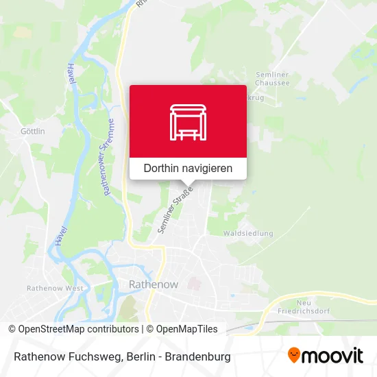 Rathenow Fuchsweg Karte