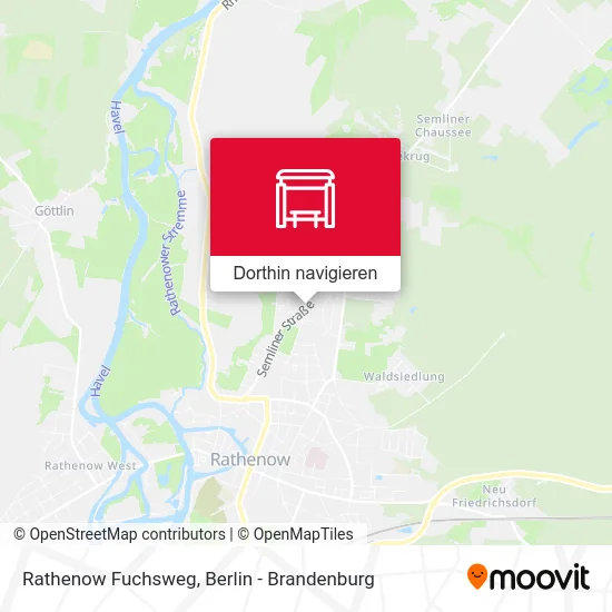 Rathenow Fuchsweg Karte