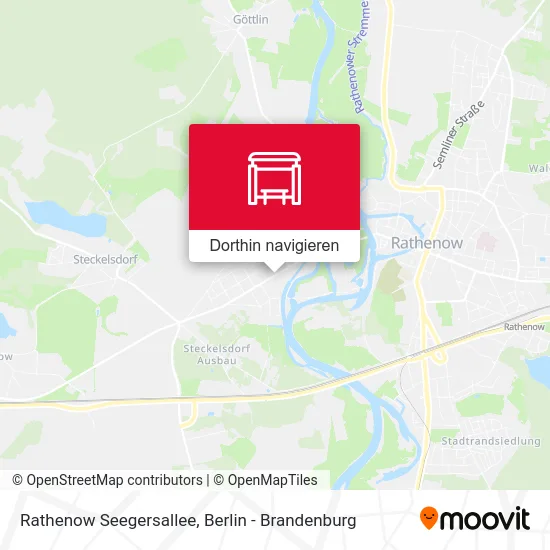 Rathenow Seegersallee Karte
