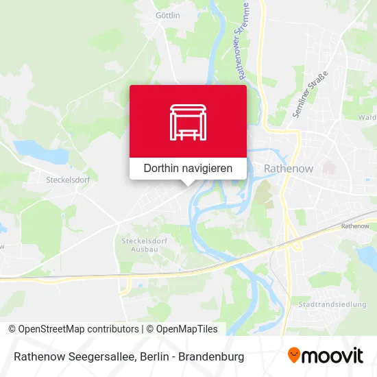 Rathenow Seegersallee Karte