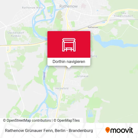 Rathenow Grünauer Fenn Karte