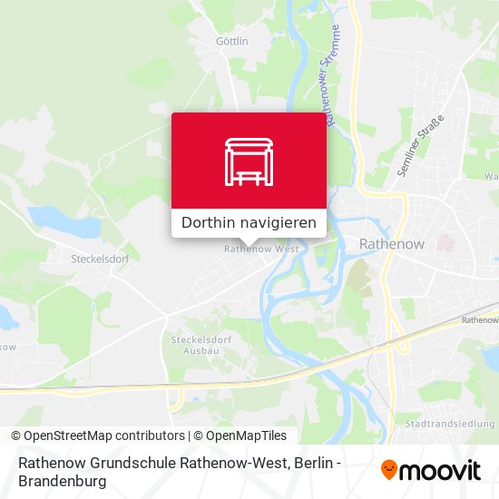 Rathenow Grundschule Rathenow-West Karte
