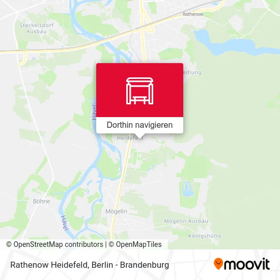 Rathenow Heidefeld Karte