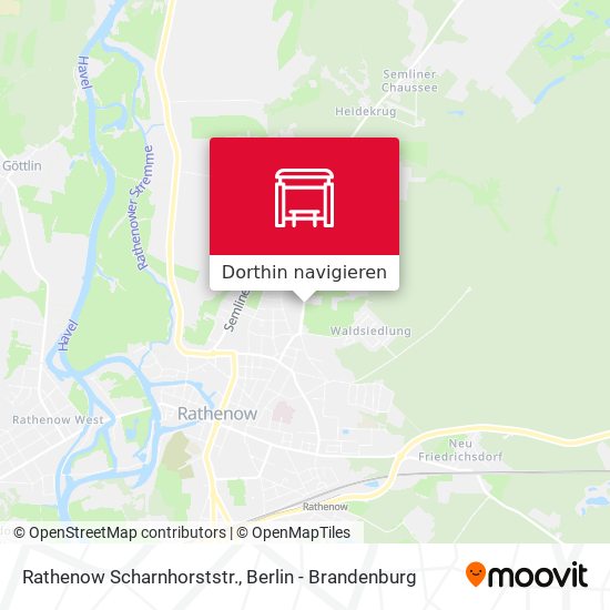 Rathenow Scharnhorststr. Karte