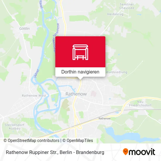Rathenow Ruppiner Str. Karte