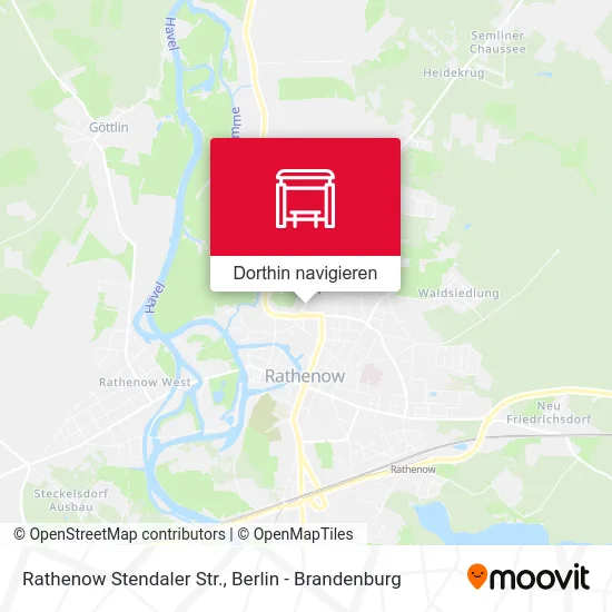 Rathenow Stendaler Str. Karte