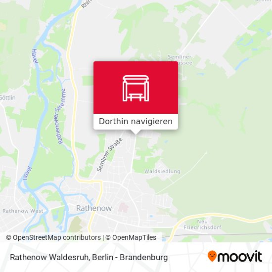 Rathenow Waldesruh Karte