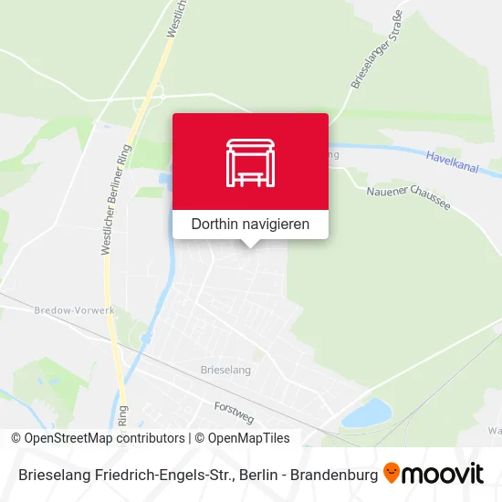 Brieselang Friedrich-Engels-Str. Karte