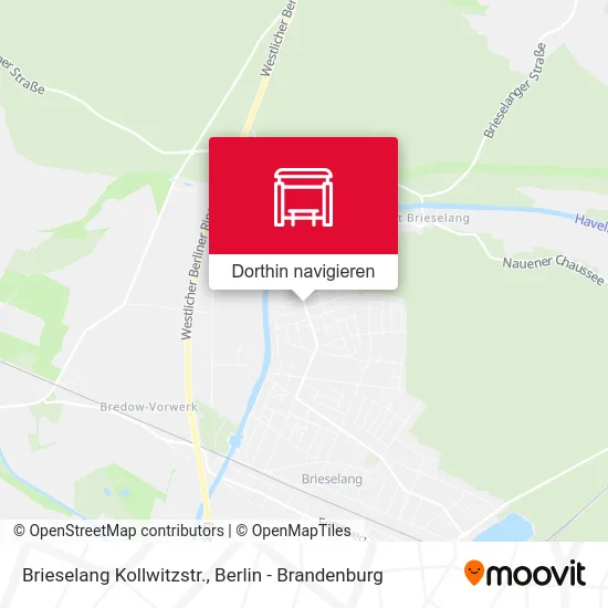 Brieselang Kollwitzstr. Karte