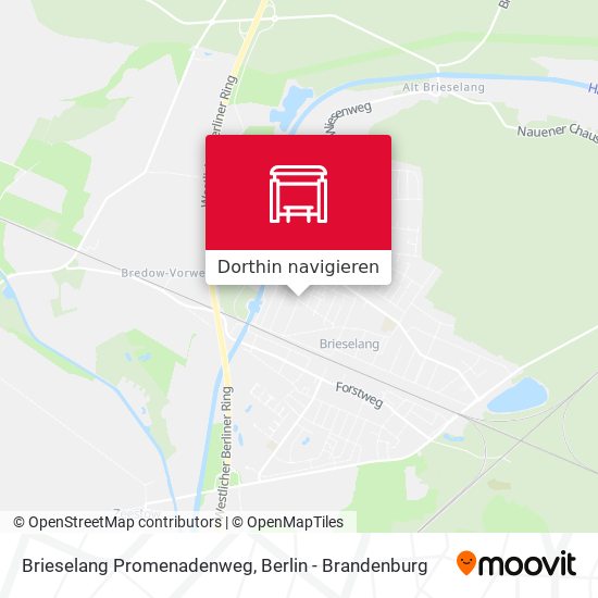 Brieselang Promenadenweg Karte